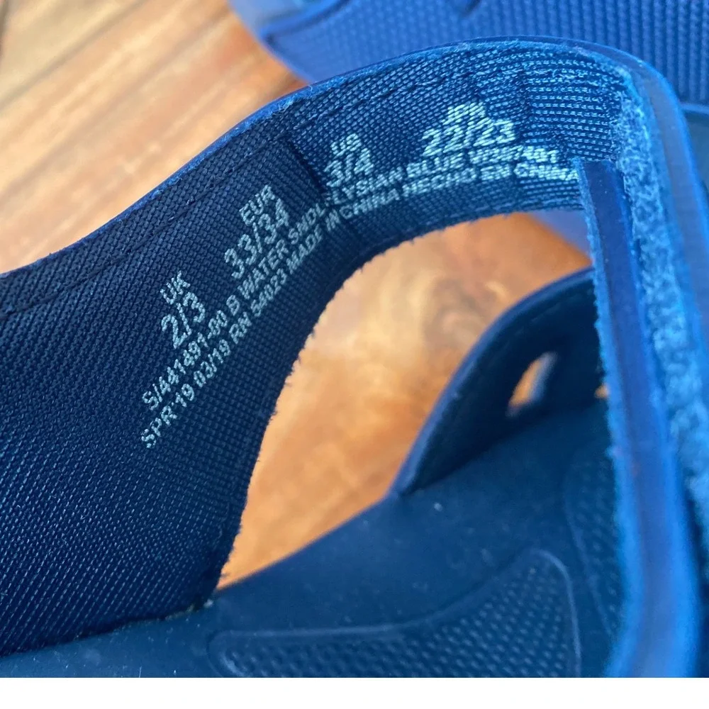 GAP Kids Sandals Water Shoes Adjustable Straps‎ Blue Size 3/4